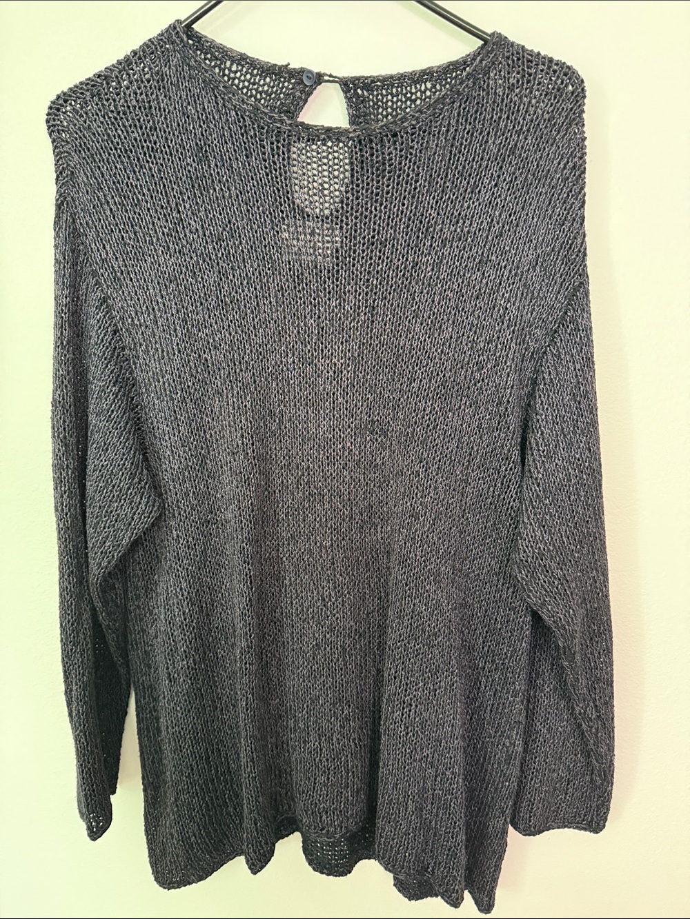 Vintage Ann McKenna x Searle Blatt Deep Purple Knit Sweater Size L Classic